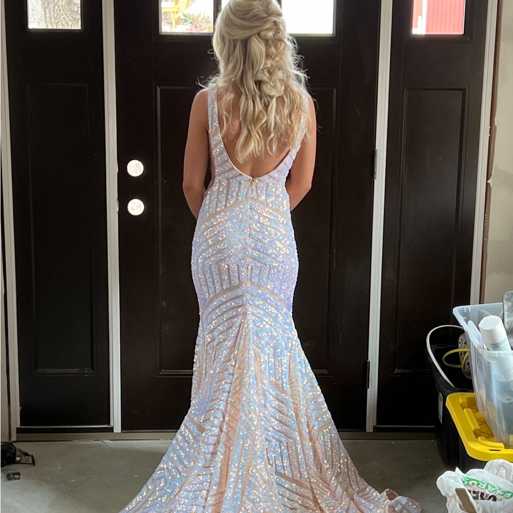 Sherri hill Iridescent prom dress